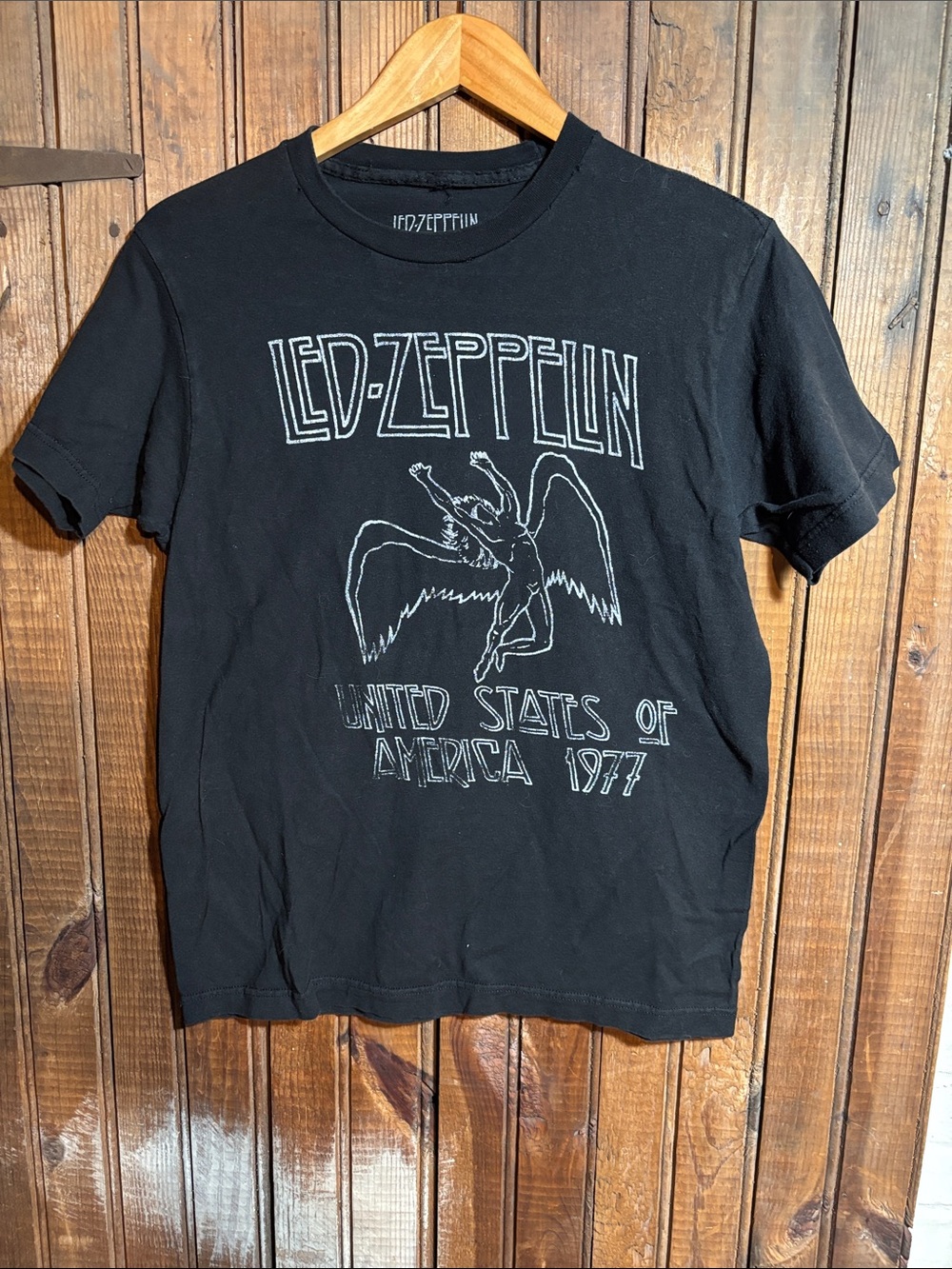 Led Zeppelin Black Graphic Tee